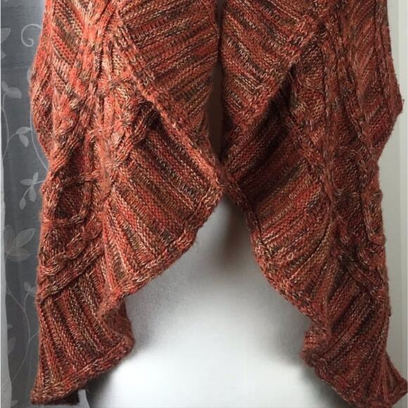 Reference Point Women’s Sleeveless Open Front Knit Cardigan Size Large - Picture 4 of 10